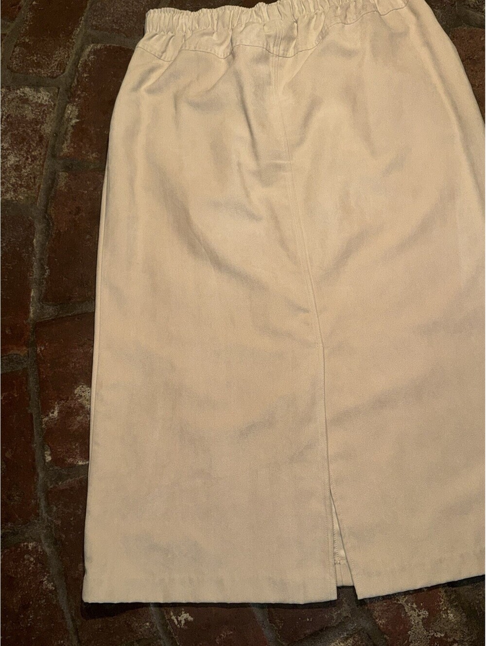 VTG Blassport Polyester Skirt Women’s Size 14 Two Pockets Suede Feel - Picture 7 of 7